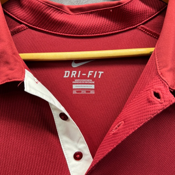 Nike Oklahoma Sooners Dri Fit Polo Shirt Big Man 3XL - Picture 2 of 5